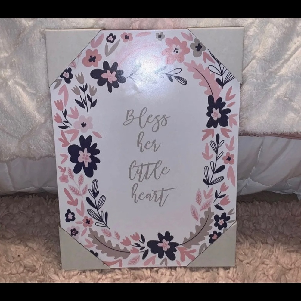 New “Bless her little heart” Wall Decor